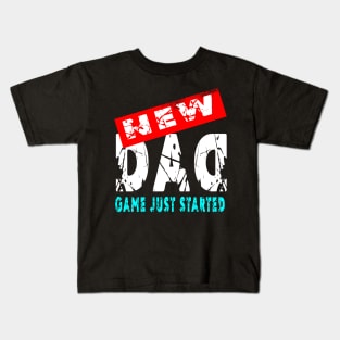 new dad Kids T-Shirt